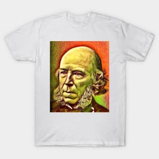 Herbert Spencer Snow Portrait | Herbert Spencer Artwork 15 T-Shirt